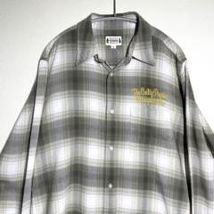 【美品/希少】 ワコマリア　オンブレ　チェック　シャツ　好配色　シャドー　XL 美品/希少】 ワコマリア オンブレ チェック シャツ 好配色