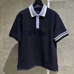 再入荷新品未使用☆新作☆G/FOREジーフォアメンズ半袖シャツsizeLブルー ジーフォア ゴルフ シャツ 半袖シャツ G/FORE Golf メンズ 白色L