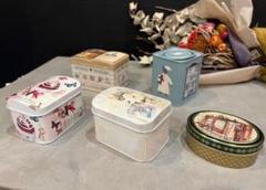 缶 セット アンティーク インテリア 小物入れ