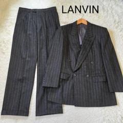 ランバンコレクション　黒　ダブルスーツ LANVIN COLLECTION -MADE TO ORDER- – MINIMAL WARDROBE