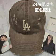 MLB ドジャース ダメージ ウォッシュ キャップ カリナ 韓国 特典トレカ付 MLB ドジャース ダメージ ウォッシュ キャップ カリナ 韓国 特典