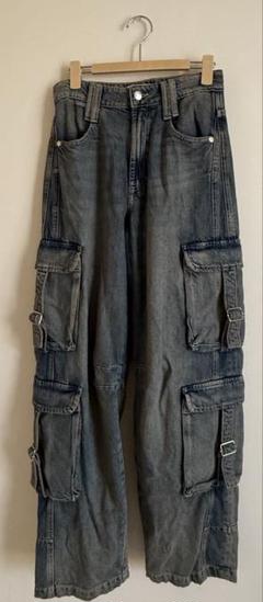 ZARA ヴィンテージ デニム カーゴパンツ 34