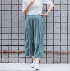 ハニーズ　ハニさらカット素材ガウチョパンツ S