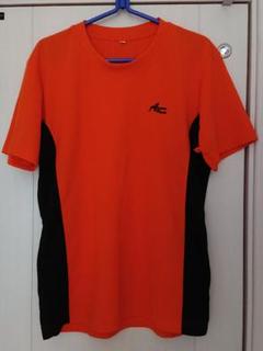 （値下げ）オレンジ ポリエステル Tシャツ Lサイズ