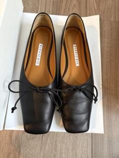 極美品】ピッピシック ストレッチ ミュール レザー トング 23