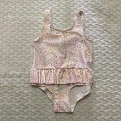 H&M 花柄フリル付きワンピース水着　86/92