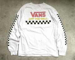 90's vans L/S Tshirt 古着 us古着 アメカジ バンズ アメリカ製
