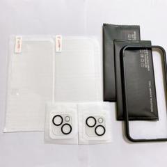 iphone15 ガラスフィルム (2枚)+カメラ保護フィルムレンズ(2枚)
