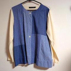 【美品】ティグルブロカンテ　パッチワークカーディガン　Mサイズ