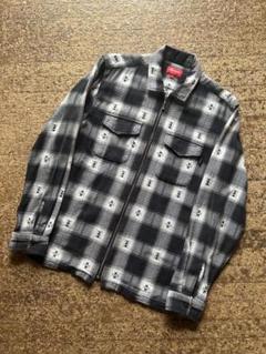 Supreme 17AW Plaid Flannel Zip Up Shirtのサムネイル