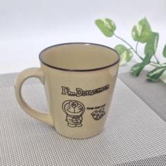 ドラえもん　益子焼　シリーズ　マグカップ　ベージュ系　日本製　【tj-0047】