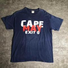 【ギルダン】US ロゴプリントTシャツ 古着 ZSM1 ネイビー