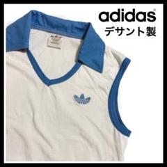 【極希少】アディダス ヴィンテージスタジャン 袖レザー ロゴ刺繍 デサント製 L 2285862745.jpg?1717777102