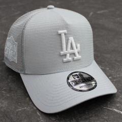 ニューエラ MLB ロサンゼルス ドジャース スタジャン　ベージュ LP 59FIFTY Herringbone Check ロサンゼルス・ドジャース