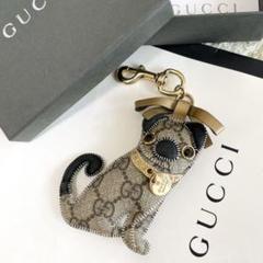 Gucci パグの中古/未使用品 - メルカリ ファッションセール 犬 パグ グッチ 新品同様☆GUCCI キーホルダー 限定 ゴールド金具 GG柄 キーホルダー