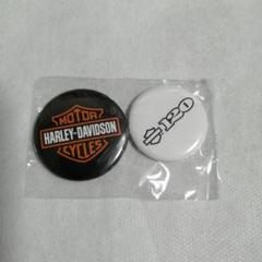 HARLEY-DAVIDSON】缶バッジ 2個セット ハーレーダビットソン