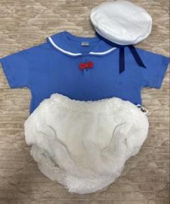 ドナルド❤ベビーTシャツ パンツ 90❤もこもこ♡コスプレ