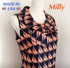 ミリー　 milly ワンピース　ヨット柄　ワンピース　used レディース ミリー milly ワンピース ヨット柄 ワンピース used - メルカリ