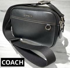 【極美品】コーチ ショルダーバッグ 2way グラハム クロスボディ 386 COACH】コーチ メンズ コーティングキャンバス カーフレザー