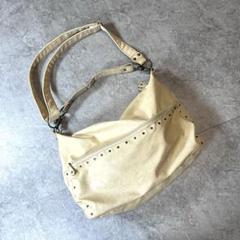 00s【archive】studs one shoulder bag/Y2K/白 - メルカリ