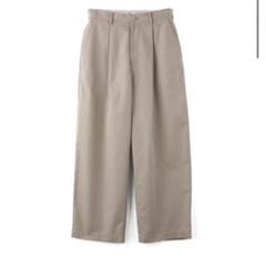 cornier シルクプロテインウールパンツ N*t様 cornier シルクギャバジンワイドパンツ ベージュ - メルカリ