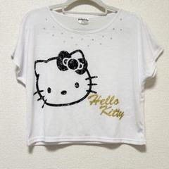y2k サンリオ ハローキティ Tシャツ クロップド キャラクター 平成ギャル