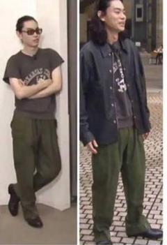 古着 ワイドストレート ウール スラックス チェック ヴィンテージ 菅田将暉 2025年最新】菅田将暉着用ズボンの人気アイテム - メルカリ