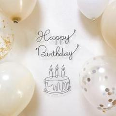 ハーフバースデー 誕生日 月齢フォト100日祝Happy Birthday