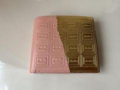 trooms 二つ折り財布　ピンク×ゴールド