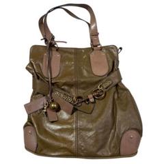 ■ 45501★Chloe クロエ ケララ ハンドバッグ ショルダーバッグ ケララ ハンドバッグ レザー 黒 馬/馬蹄チャーム付き
