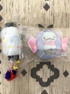 ♡すみっコぐらし♡とかげ　ぶらさげぬいぐるみ、 ミニ提灯マグネット