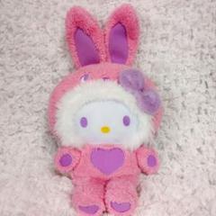 ハローキティ2010年製BIGぬいぐるみ 干支プライズ サンリオうさぎ52センチ