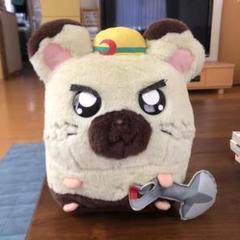 エポック社　とっとこハム太郎　カラカラホイールマスコット　ぬいぐるみ　当時物 エポック社 とっとこハム太郎 カラカラホイールマスコット