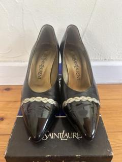 【極美品】✨イヴサンローラン 23cm パンプス 黒 スエード 36 Yves Saint Laurent - 【中古】 イヴ・サンローラン パンプス 36