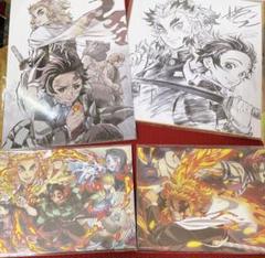 鬼滅の刃　書き下ろし　色紙　メモリアルボード　無限列車　まとめ売り　限定品　煉獄