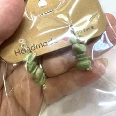 ハンドメイド天然石ピアス