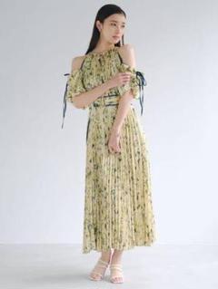 2wayボリュームスリーブプリントワンピース SNIDEL 2way ボリューム スリーブ プリント ワンピース SNIDEL