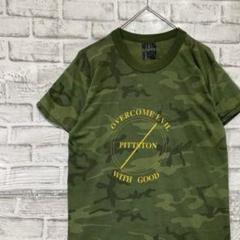 USA製90sヴィンテージTシャツ！シングルステッチグリーン古着レディースL72