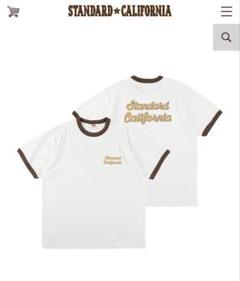 スタンダードカリフォルニアSD Script Logo Ringer T