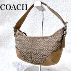 COACH ミニシグネチャー スモール ホーボー ハンドバッグ 2025年最新】コーチ ミニシグネチャー スモールホーボーの人気