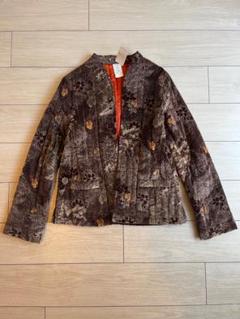 新品 定価6490円 上品 花柄 キルティング ジャケット