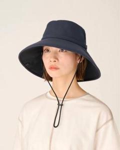美品　サンバリア100 ナチュラルハット　ライトグレーベージュ UVカットハット バケットハット｜完全遮光帽子｜サンバリア100 | 完全遮光日傘