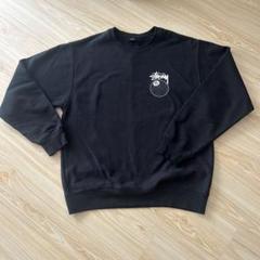 ステューシー パーカー スウェット 8ボール エイトボール ブラック 裏起毛 M STUSSY - ステューシー パーカー スウェット 8ボール エイト