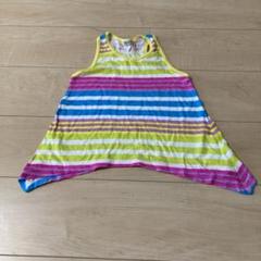 ストライプ ノースリーブタンクトップ 100cm