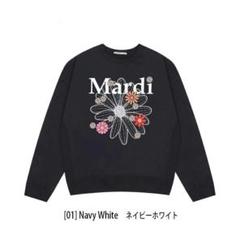 お値下げ Mardi Mercredi スウェットプルオーバー Mardi Mercredi トレーナー スウェット SWEATSHIRT FLOWERMARDI