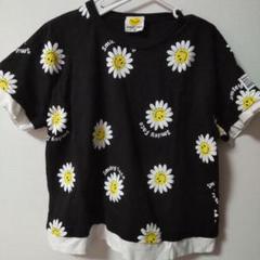 SMILEY FACE 花柄半袖 Tシャツ