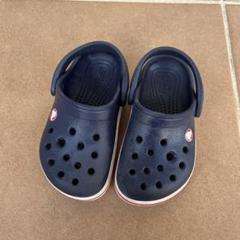 crocs キッズ用 ネイビーサンダルC7(15センチ)