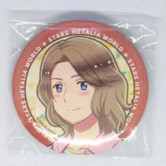 ヘタリア アメリカ カラオケの鉄人 缶バッジ ヘタリア World ☆ Stars レトロちっく缶バッジ | TAPIOCA