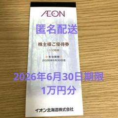 イオン北海道 株主優待 1万円分 - メルカリ