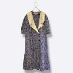 3点¥10,000 ビンテージ 古着 卸 レトロ 小花柄 ワンピース